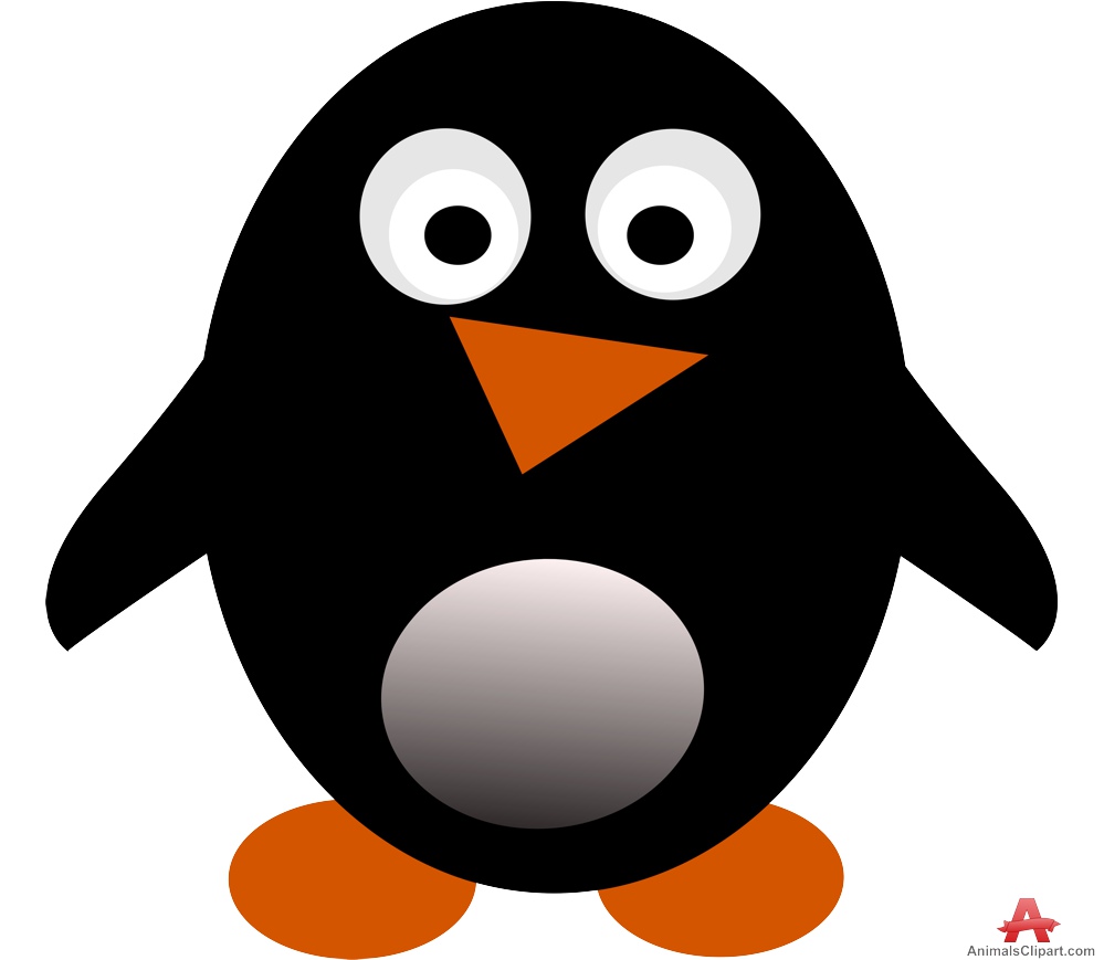 black penguin clipart - Clip Art Library
