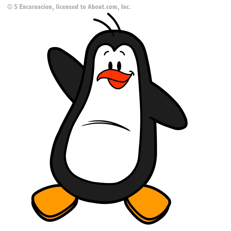 Cartoon Penguin 