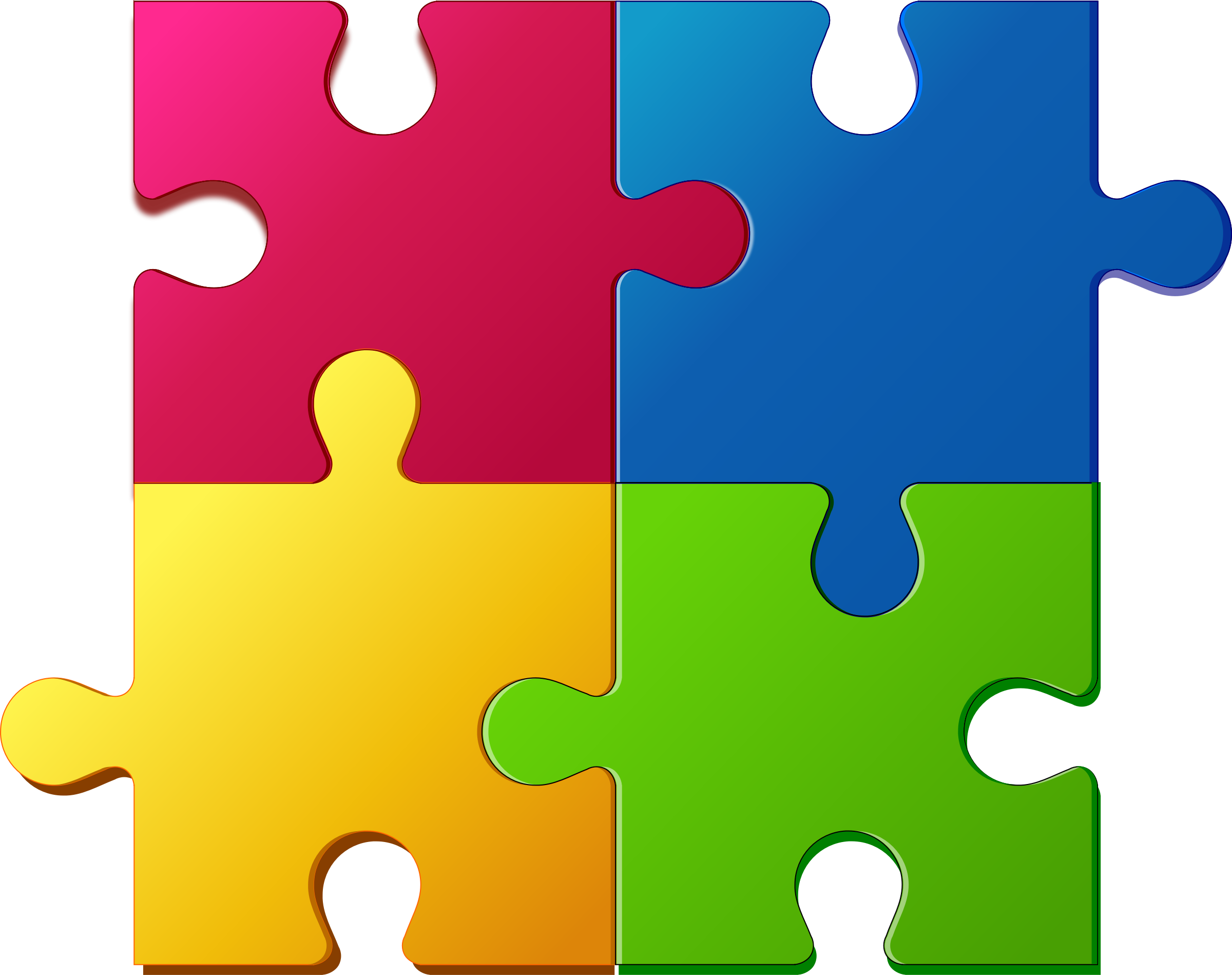 Jigsaw puzzles clipart 