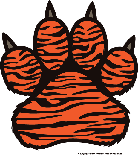tiger claw clipart - photo #29