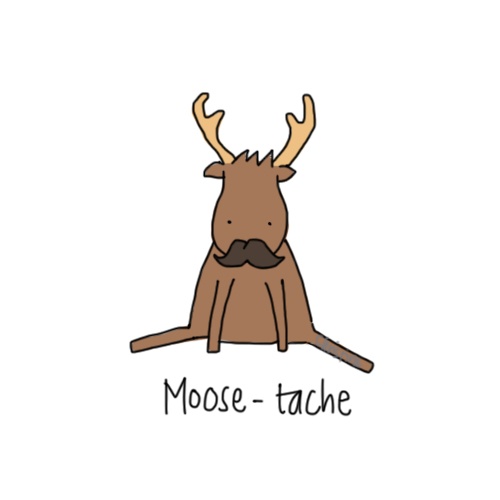 Free Cute Moose Drawing Image 