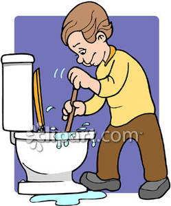 Boy cleaning restroom clipart free 