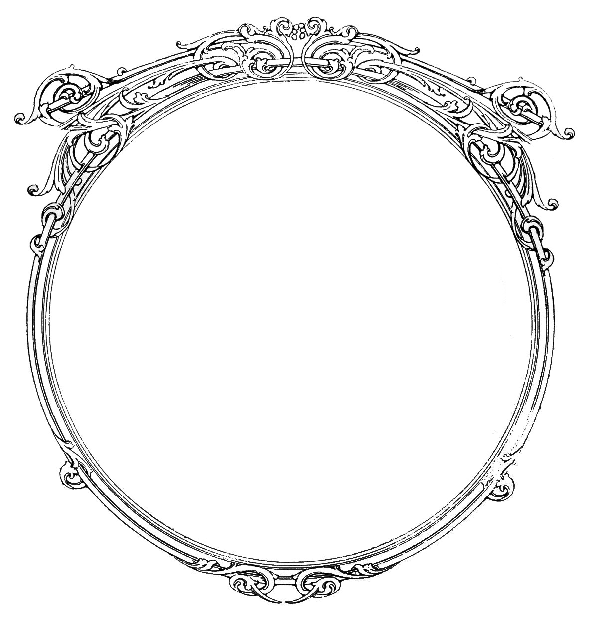 Ornate Picture Frame Clipart 