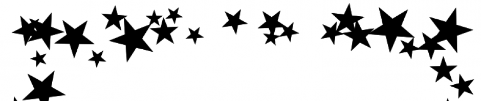 Star Clipart Black And White 