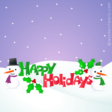 Animated Holiday Clipart 