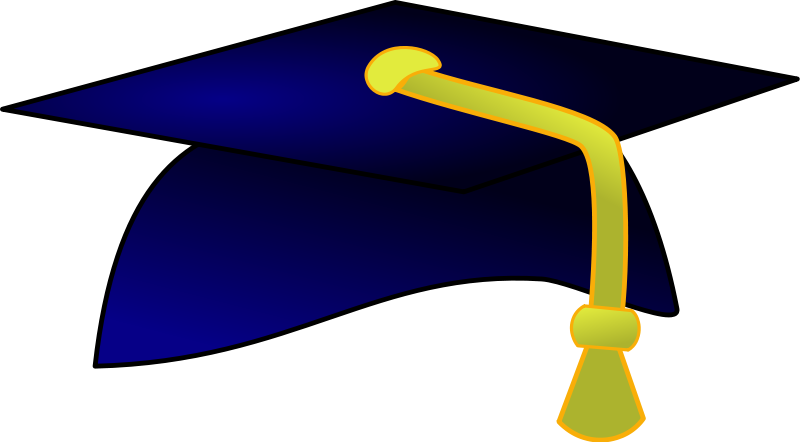 Graduation cap clipart image 