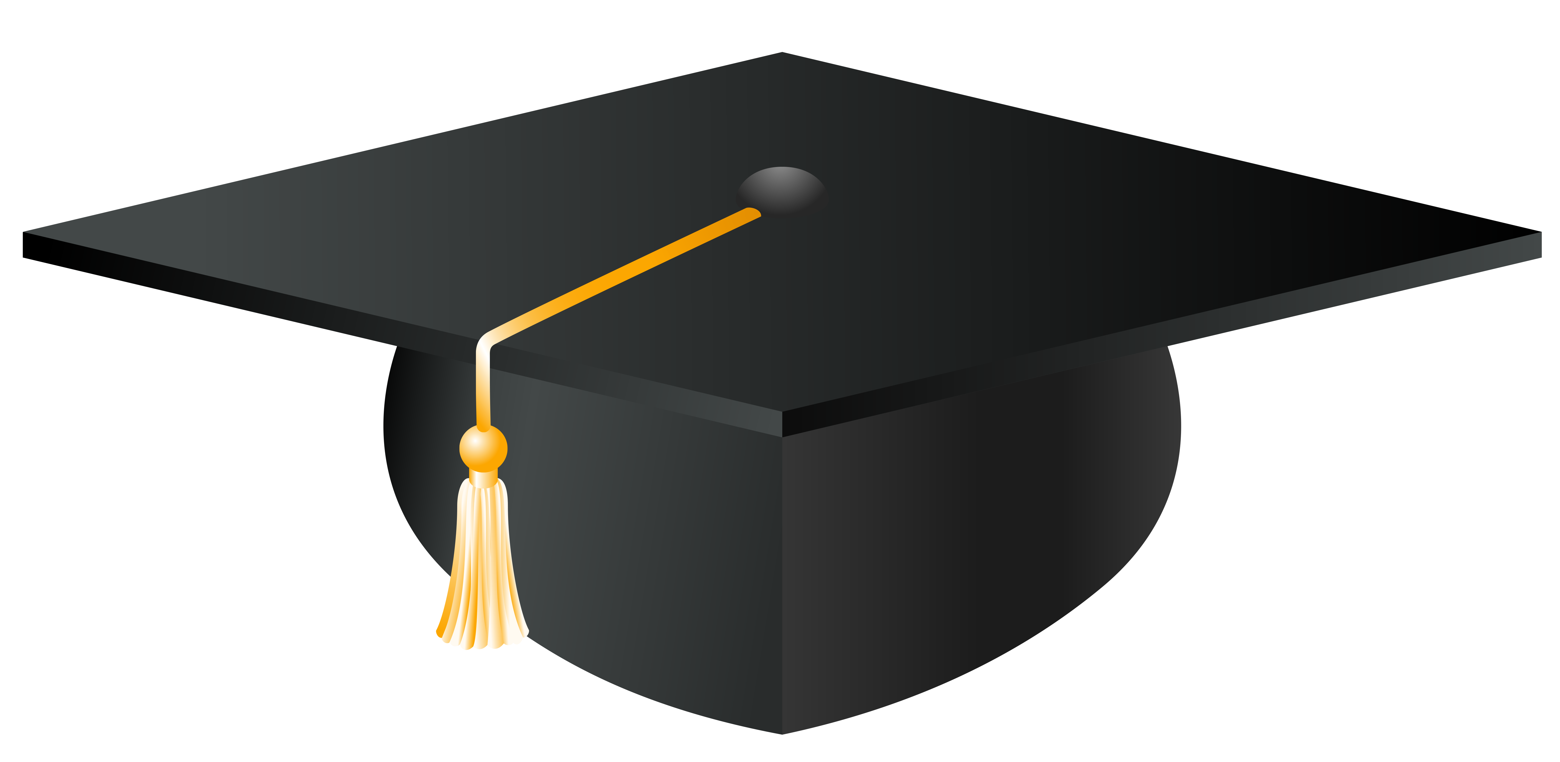 Graduation Cap PNG Vector Clipart Image 