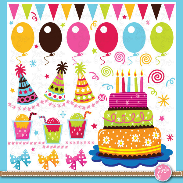 Free Party Birthday Cliparts, Download Free Clip Art, Free Clip Art on