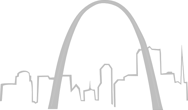 St. Louis Skyline With Arc Clip Art at Clker 