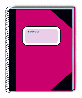 clipart notebook 