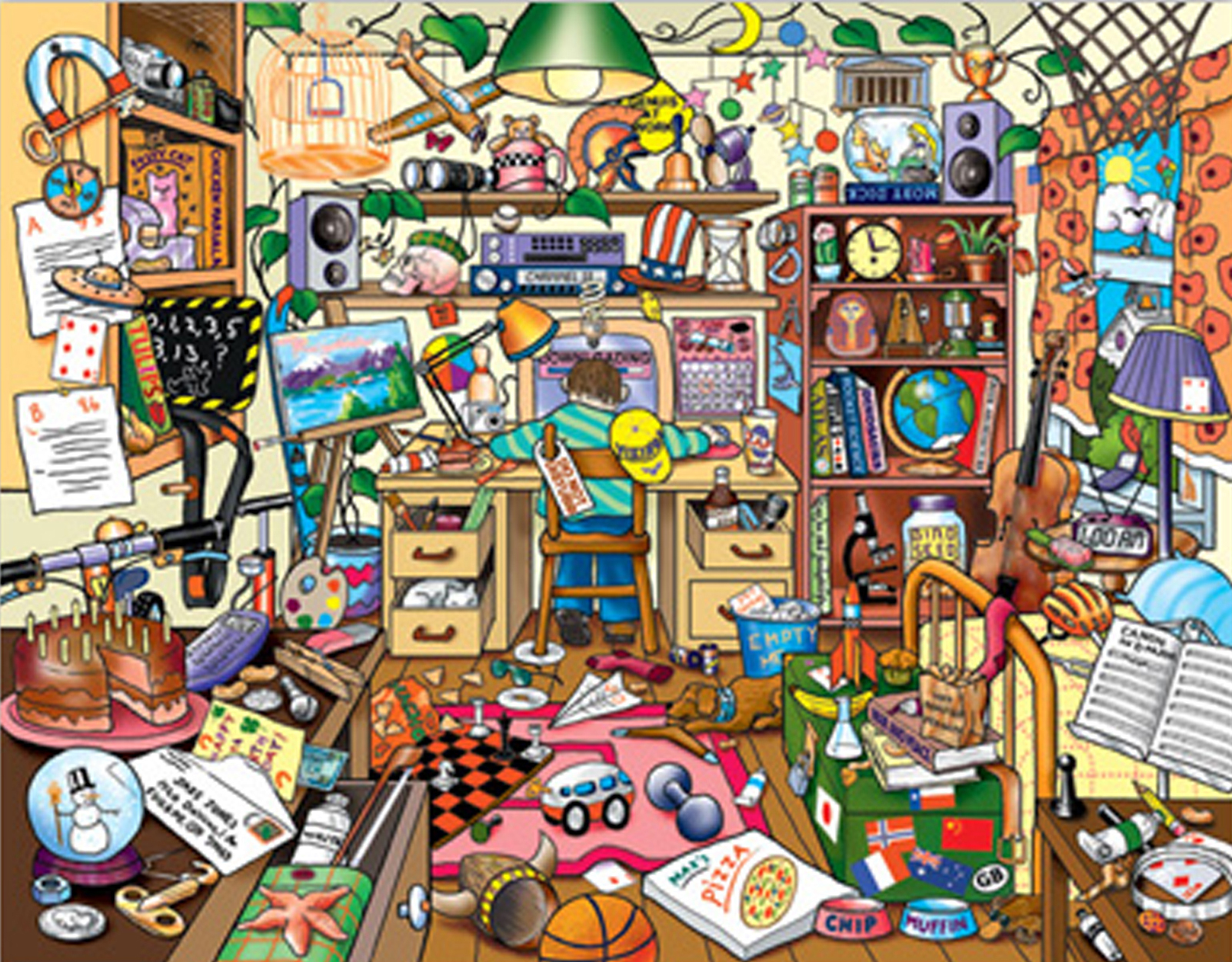 messy room Clip Art Library