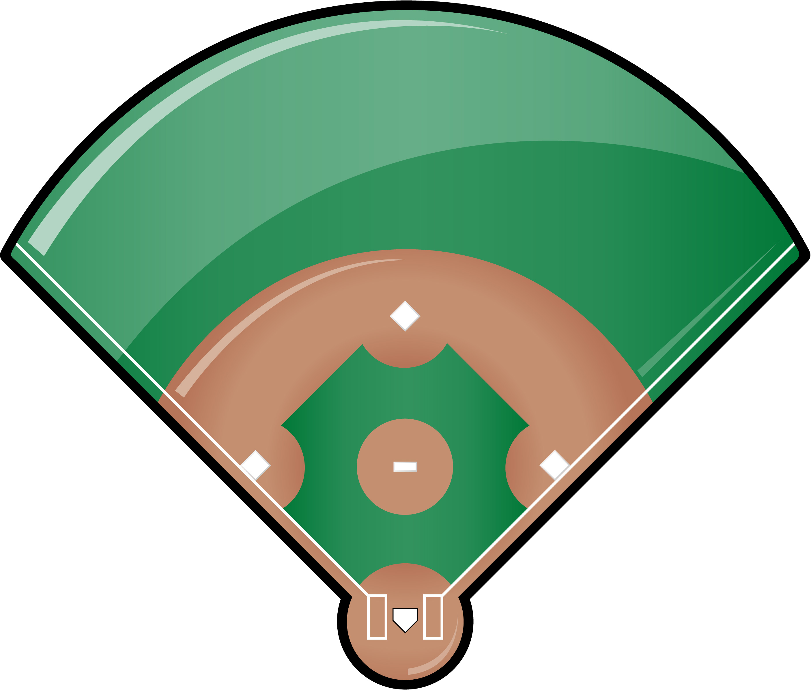 Clip Arts Related To : printable baseball diamond. 