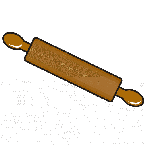Dough Rolling Pin And Clipart 