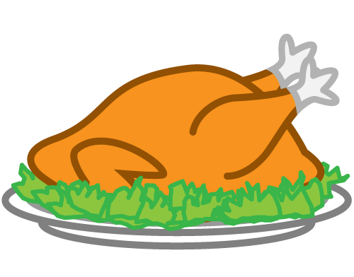 Roasted Chicken Clipart 