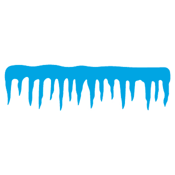 Icicles border clipart 