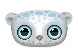 Free to Use  Public Domain Snow Leopard Clip Art 