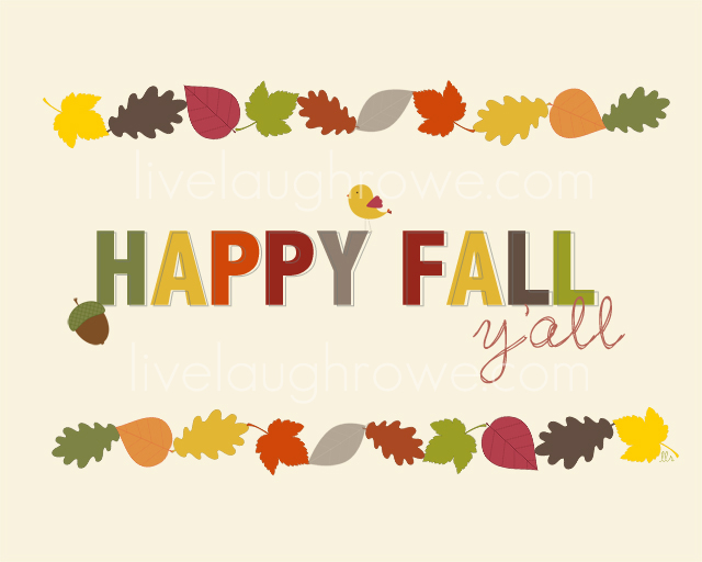 Happy Fall Y&Clipart 
