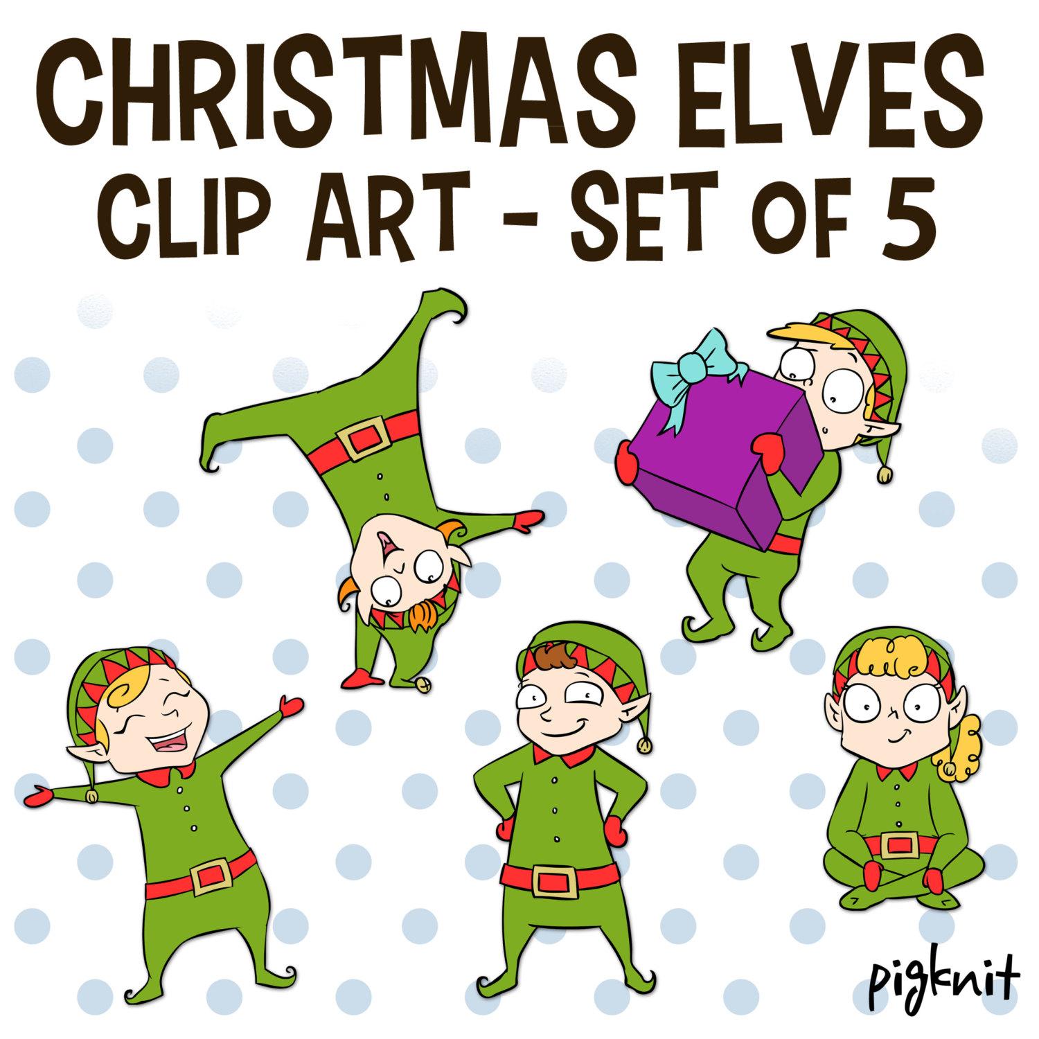 10+ Cartoon Elves Clipart 