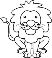 Lion Clipart Black And White Free 