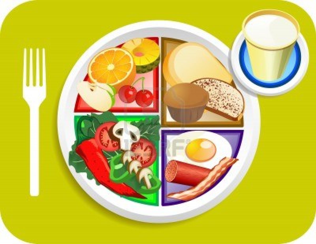 Healthy Food Plate Clipart Clip Art Library 