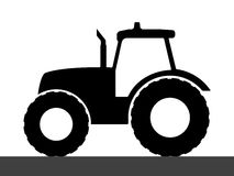 Tractor silhouette clipart 
