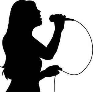 Female Singer Silhouette 
