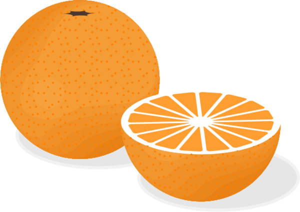 Orange clipart transparent 