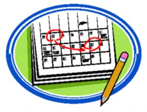 Daily Schedule Clipart 