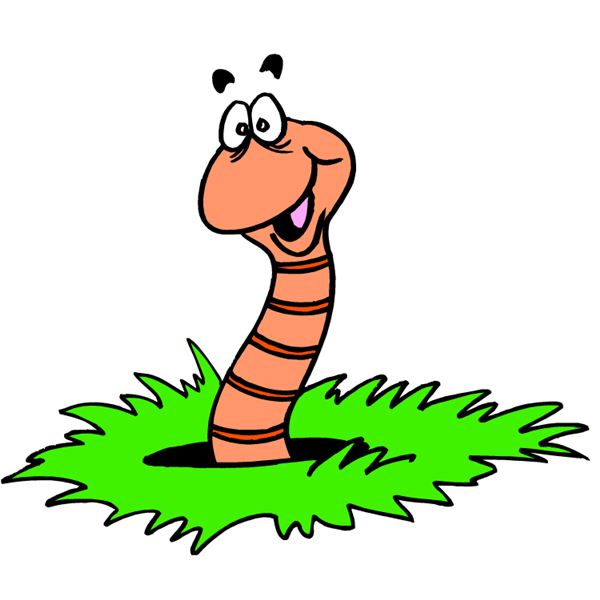 Worm On The Ground Clipart 