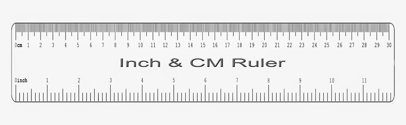 ruler scale actual size