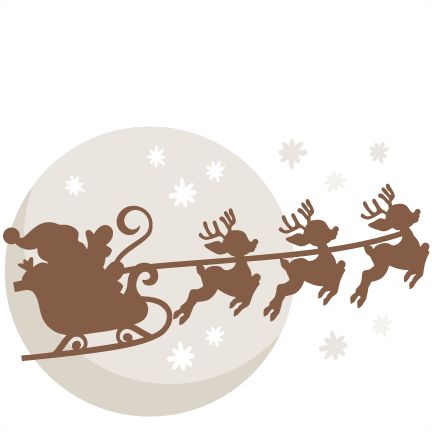 Download Santa Sleigh Svg Free Clip Art Library Yellowimages Mockups