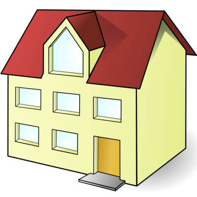 Animated house clipart 