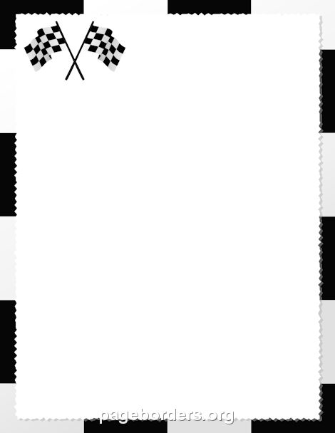 Free checkered flag clip art borders 