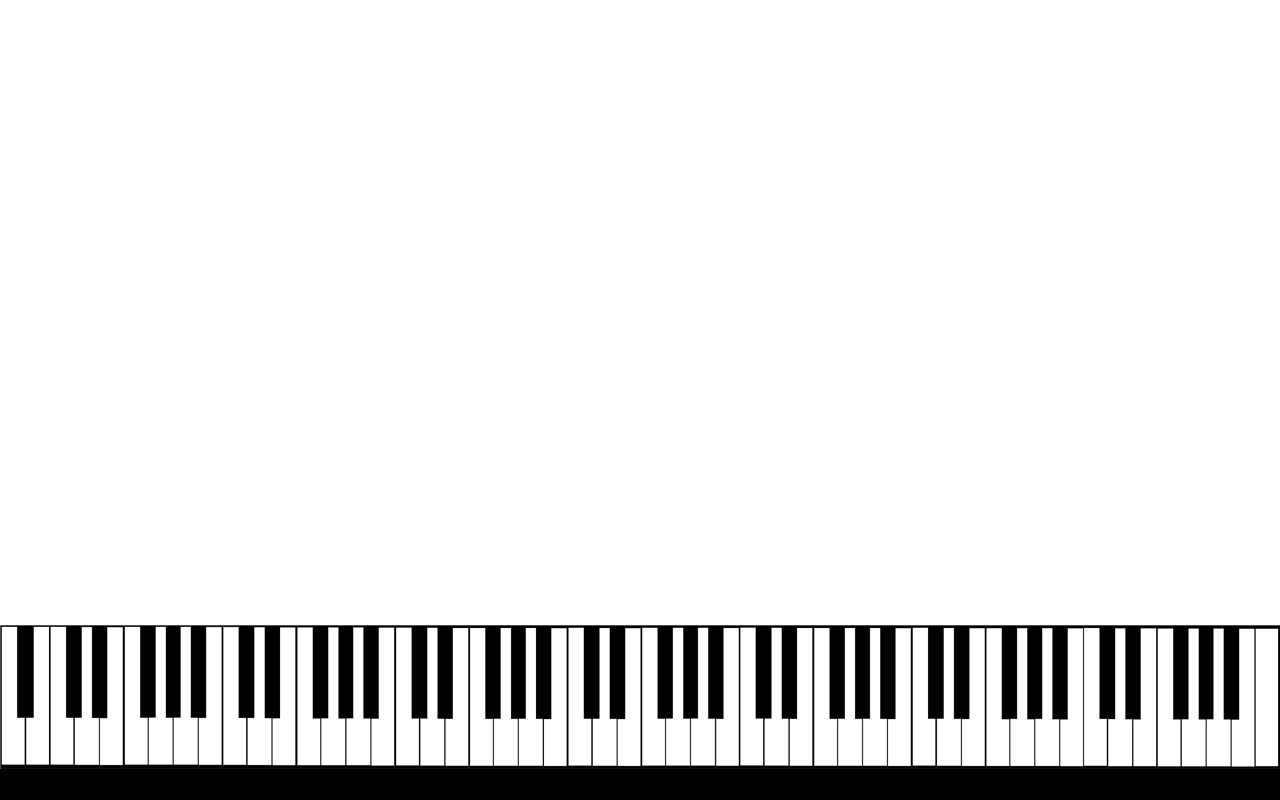Piano Keys Clip Art 