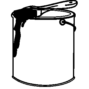 Paint can clipart 
