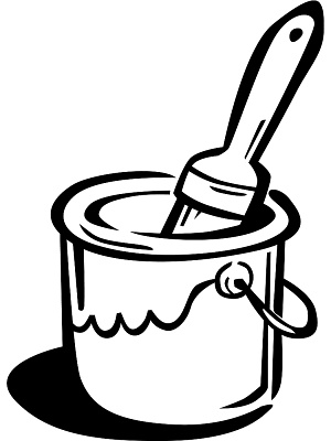 Paint can clipart image 