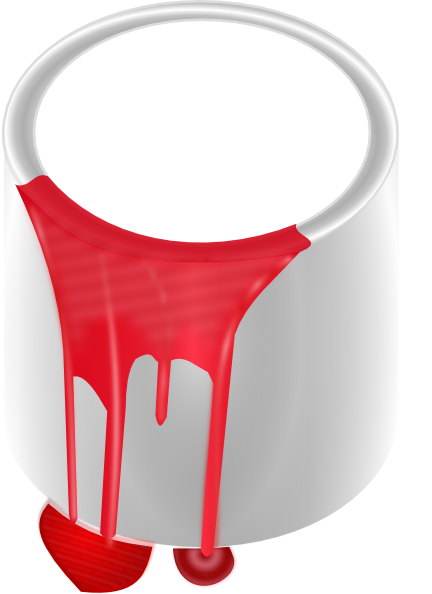 Paint Can Red Clip Art at Clker 
