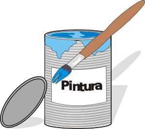 Aidiagre Paint Tin Can And Brush Clip Art at Clker 