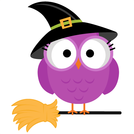 Cute halloween clipart witch 