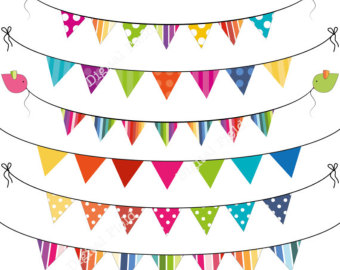 Clipart birthday banners 