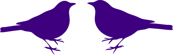 Free love bird silhouette clip art 