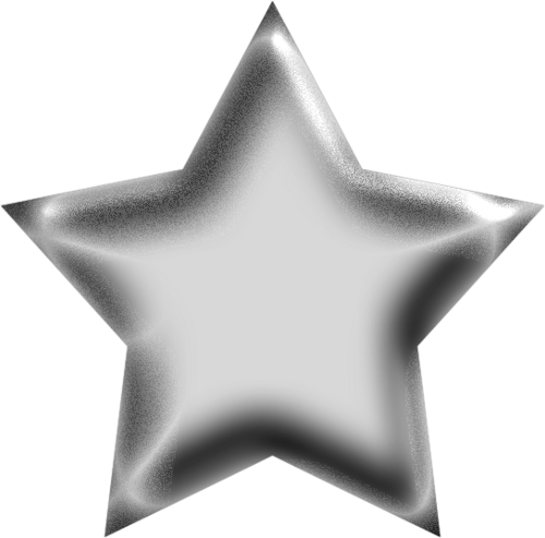 Silver Star Clipart