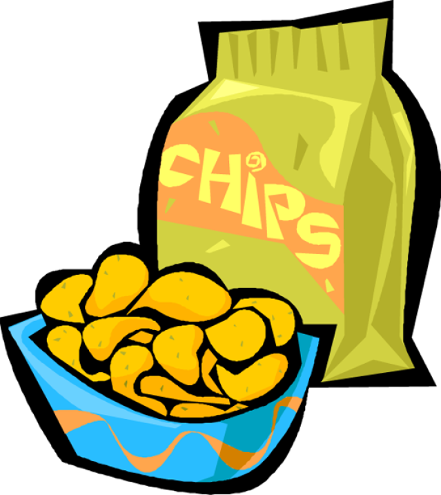 Potato Chips Clipart 