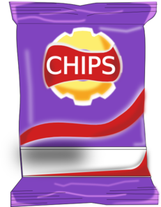 Chip bag clip art