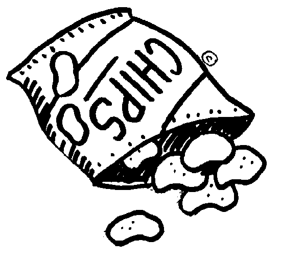 Bag Of Chips Clipart