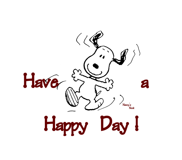 Clip Art Happy Snoopy Clipart