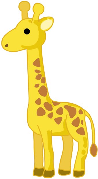 Free baby giraffe clip art