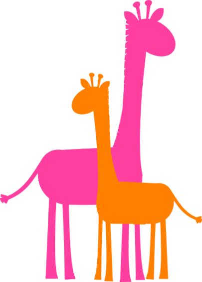 Giraffe Drawing Outline Clipart