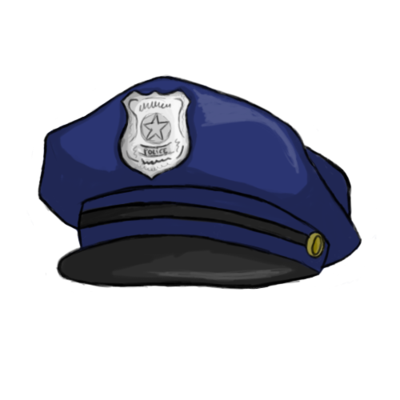Clipart police cap transparent background