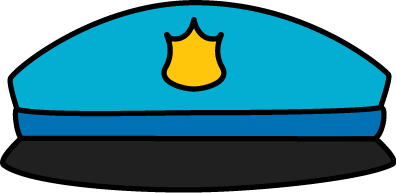 Clipart police cap transparent background